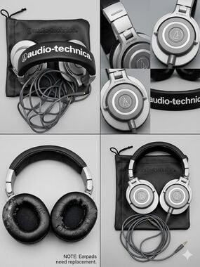 Audio-Technica ATH-M40x Professional Studio Monitor Headphones